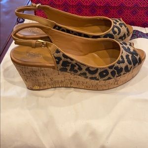 Tory Burch Rosalind Wedge Hill sz 10